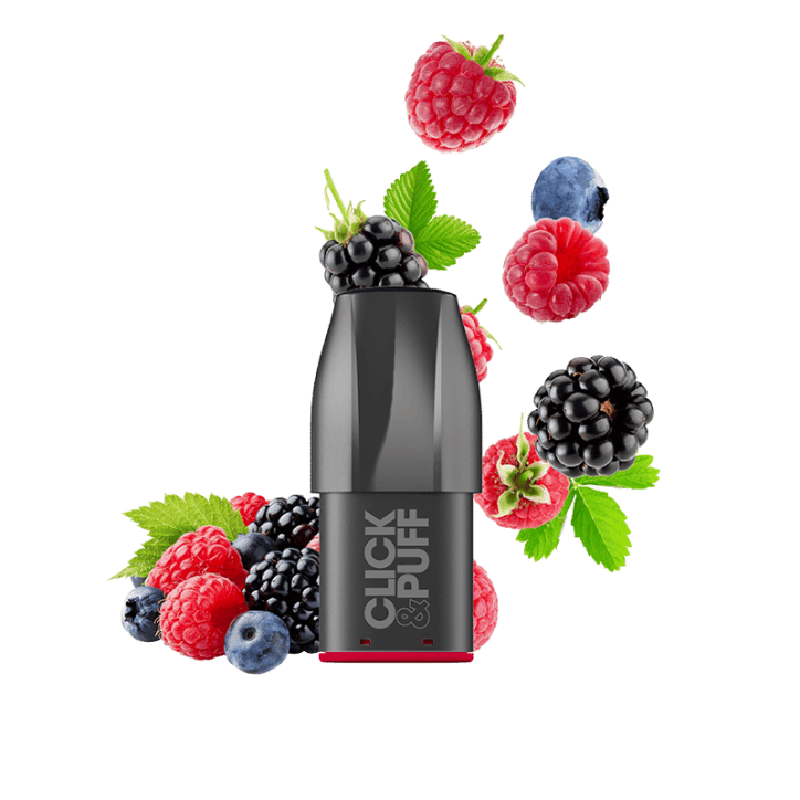 Clik & puff Fruits Rouges Frais - X-BAR