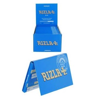 Boite de 25 Carnets - Rizla Court Bleu