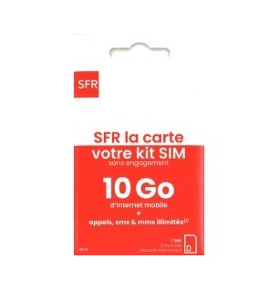 Carte Sim SFR 10GO