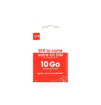 Carte Sim SFR 10GO