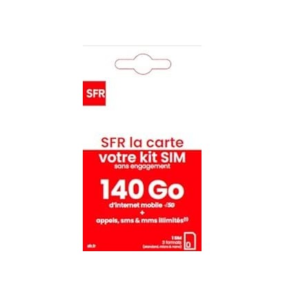 Carte Sim SFR 140 GO